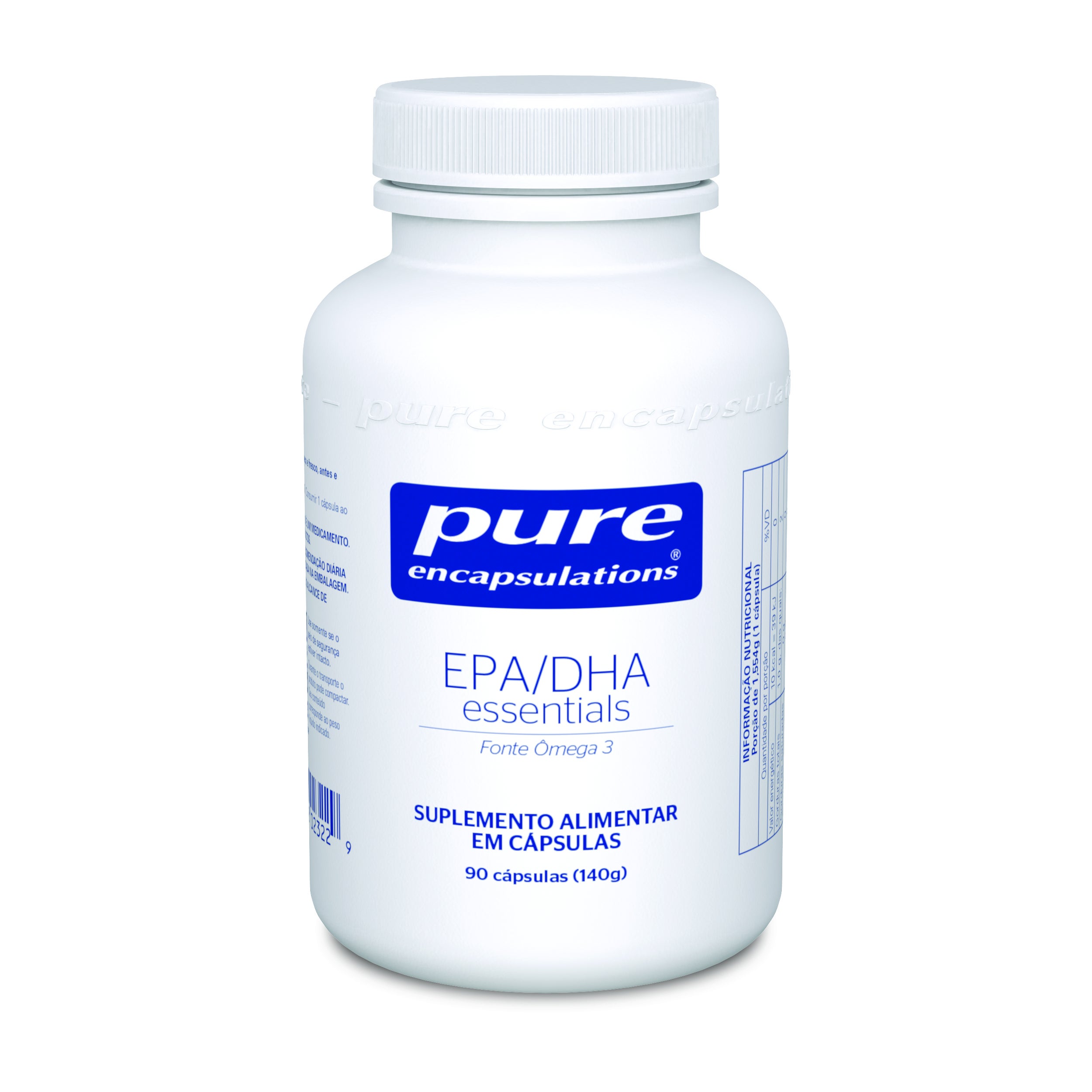 Suplemento Alimentar Pure Encapsulations EPA/DHA Essentials - Ômega 3 - 90 cápsulas