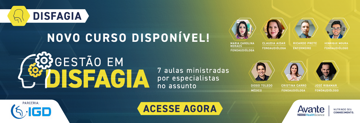 Banner Curso gestão em disfagia