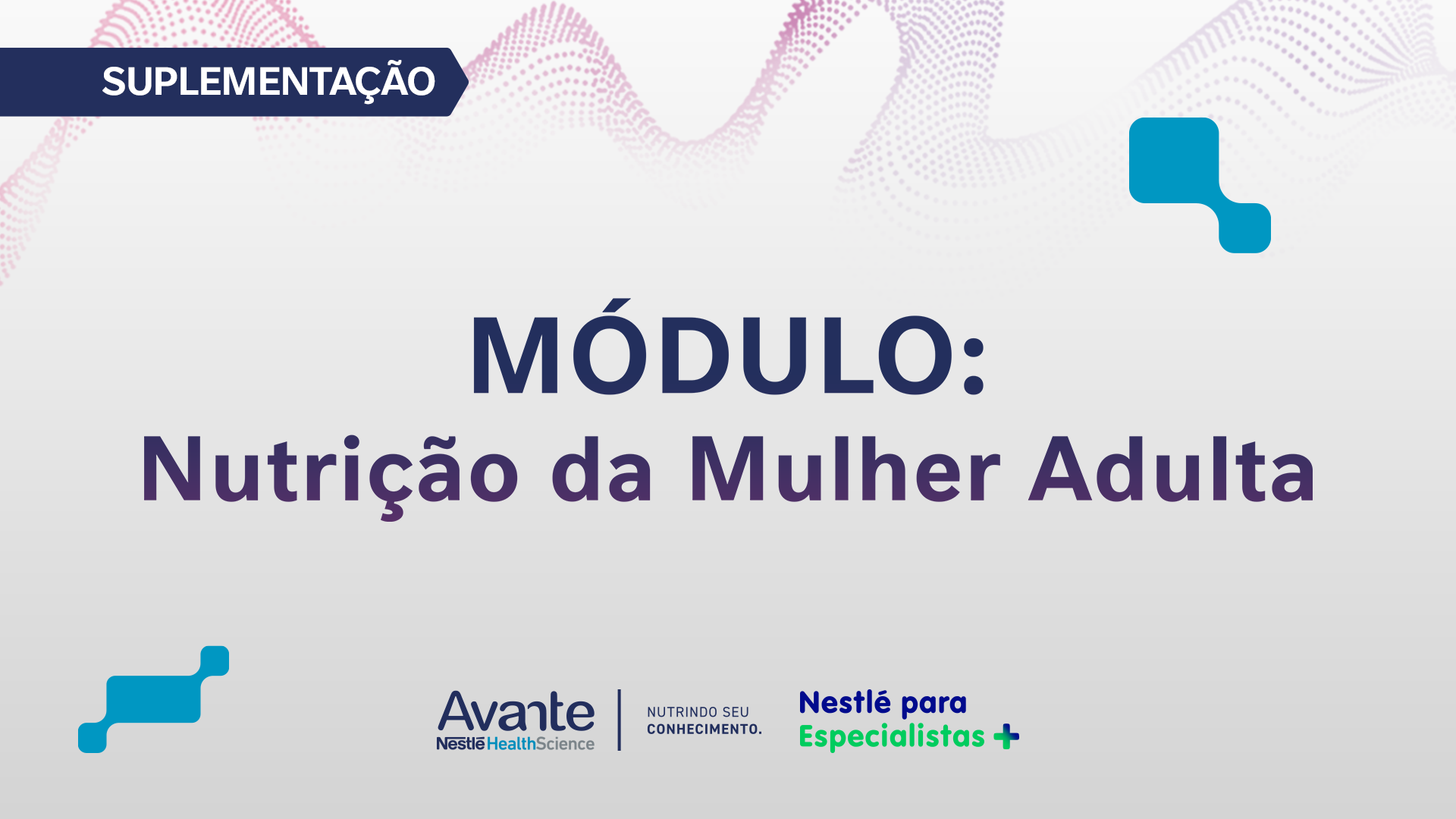 Capa Módulo Nutrição da Mulher Adulta