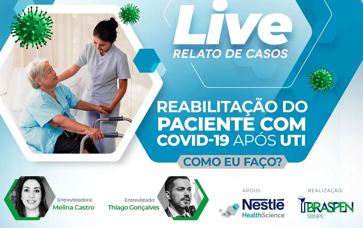 Live - Relatos de casos - Reabilitação do paciente