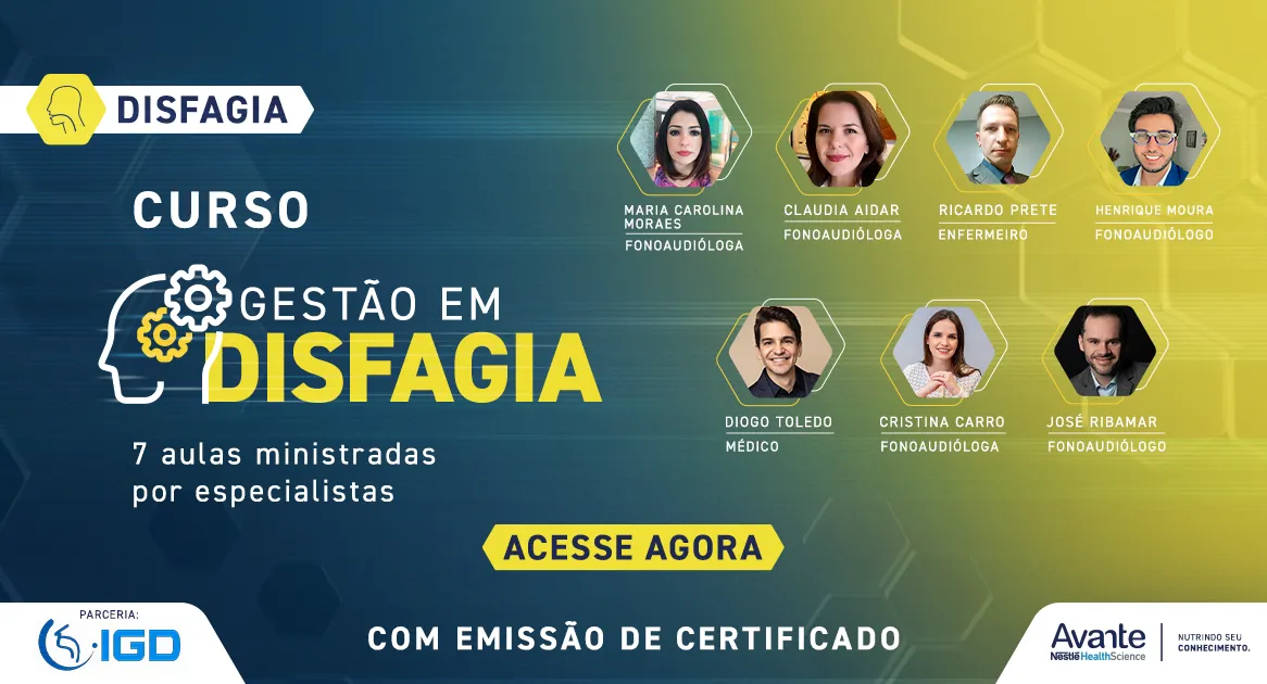 Capa Curso Gestão em Disfagia