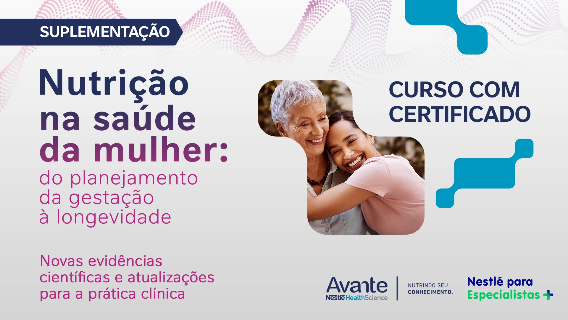 Capa Curso Nutrição na Saúde da Mulher 